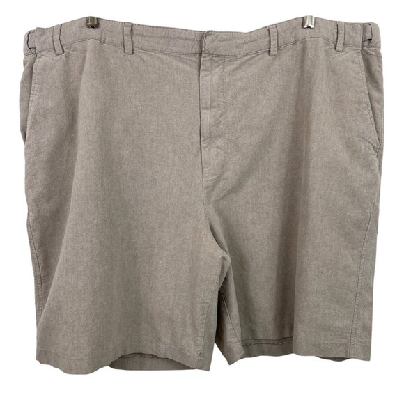 Adjust-A-Band Mens Size 46 Tan Expandable Shorts - Picture 1 of 7